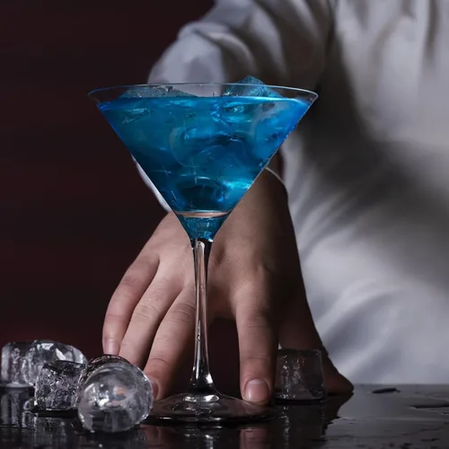 Miniatura 5 de PARACITY Juego de 2 vasos de Martini, vasos Coupé, soplados a mano, perfectos para cócteles, Martinis, Margaritas, fiestas, cajas de catering