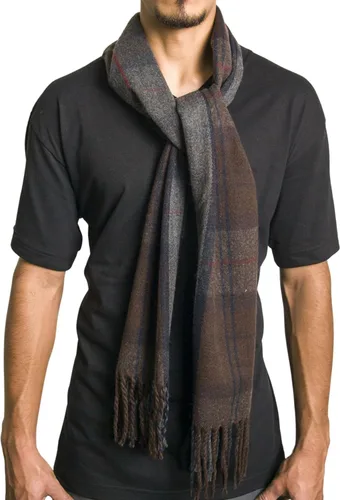 Miniatura 147 de Alpine Swiss Bufanda a cuadros para hombre, ultra suave, chal de invierno, cálido, ligero, para clima frío