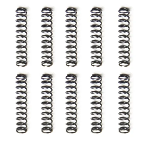 Miniatura 14 de MroMax 20Pcs Compressed Spring, 0.04" Wire Dia, 0.31" OD, 1.57" Free Length, Gray Black Spring Steel Extended Coil Compression Spring