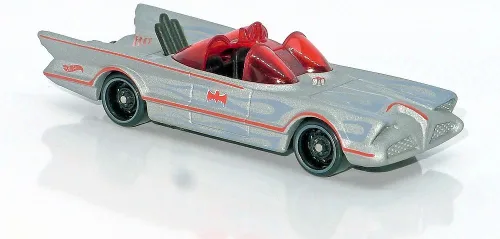 Miniatura 2 de Hot Wheels Serie de TV Batmobile - Plata 118/250