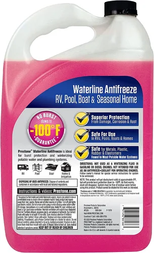 Miniatura 2 de Anticongelante para líneas de agua de RV/RVs, piscinas, barcos y casas estacionales - 1 galón (-100° F), rosa