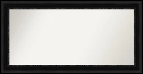 Miniatura 230 de Amanti Art Espejo personalizado, espejo de baño negro puente, espejo de pared o espejo de tocador de baño sobre el fregadero (26 x 26 pulgadas)