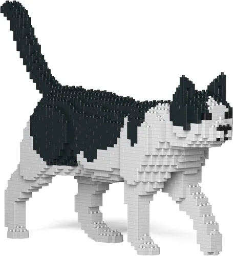 JEKCA Cat 11S-M02 | Bloques de construcción de plástico | Edad 14+ Blanco y negro