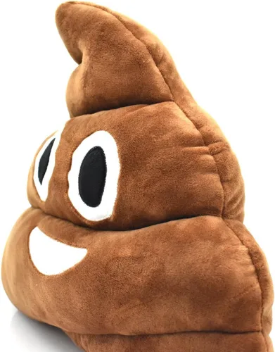 Miniatura 5 de YINGGG - Cojín de peluche de 32 cm en forma de caca, triángulo, almohada, diseño de emoción, lindo, decorativo, juguete de peluche marrón, regalo