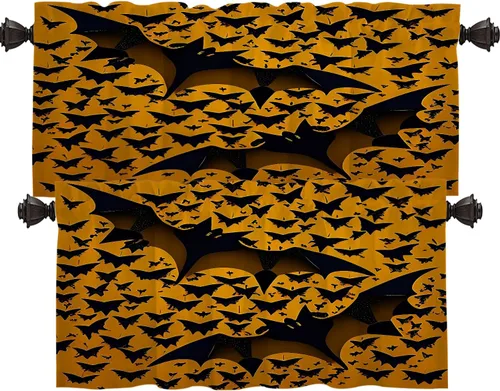 Miniatura 75 de Shrahala Cortinas de hojas de arce otoñales para ventanas de cocina, hojas rojas ardientes, fondo marrón, paneles de cortina de ventana de poliéster