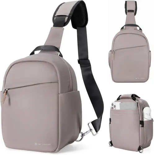 Miniatura 8 de K & F CONCEPT Bolso pequeño para cámara para fotógrafo, bolsa de hombro cruzada para cámara DSLR/SLR/sin espejo, estuche compacto para cámara