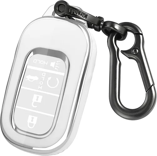 Miniatura 9 de Kirsnda para Honda funda para llavero, estuche con llavero, protección de TPU suave para llave/piel, 5 botones para 2022 2023 Accord Civic HR-V CR-V