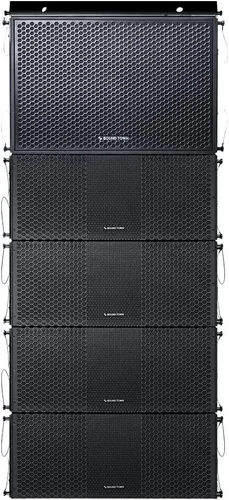 Miniatura 11 de Sound Town ZETHUS 4 x Sistema de altavoces de matriz de línea dual de 10” con controladores de compresión de titanio, rango