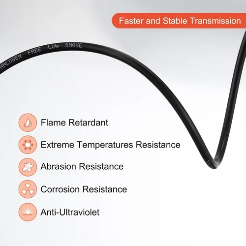 Miniatura 4 de MECCANIXITY Cable de panel solar de 164 pies 10AWG 6mm2, extensión de cable solar estañado, alambre de cobre negro, para RV, barco, panel solar