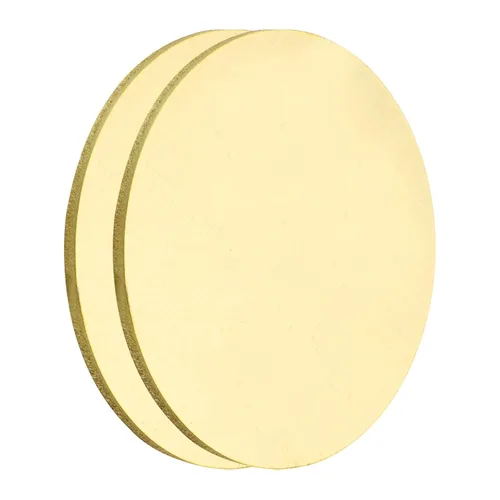 Miniatura 10 de MECCANIXITY 2 Piezas Placa Redonda de Latón, 150mm (5.91") de Diámetro Láminas de Cobre Puro, Lámina de Metal de Latón Cobre H62 de 0.5mm