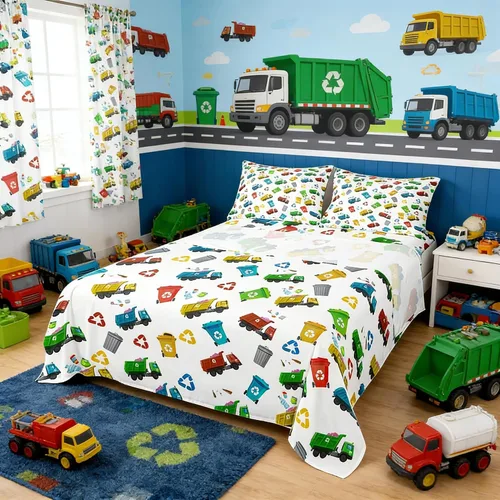 Miniatura 11 de Juego de sábanas de baloncesto para niños, tamaño individual, diseño abstracto geométrico para cancha de baloncesto, decoración de habitación