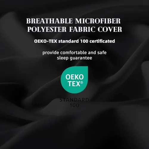 Miniatura 2 de DOWNCOOL Edredones Tamaño Full, Relleno de Edredón, Edredón Negro para Todas las Estaciones, Edredón Ligero, Edredón de Hotel Alternativo de Plumón