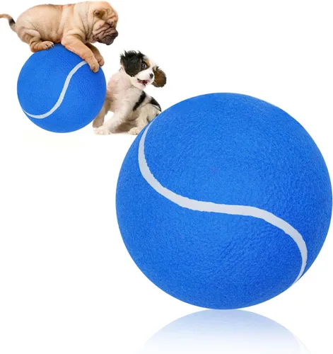 Banfeng Pelota de tenis gigante para perros de 8 pulgadas, juguetes grandes para mascotas, pelota deportiva al aire libre, juguete interactivo para