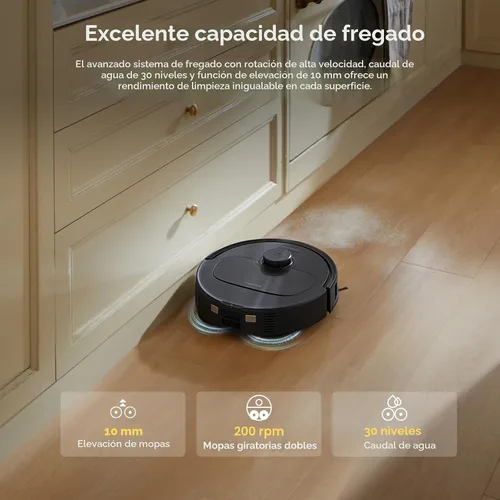 Miniatura 5 de roborock Serie Qrevo Robot Aspirador y Mop, Succión de 8000Pa, Actualizado desde Qrevo S, Cepillos Anti-enredo, Evitáción Inteligente de Obstáculos