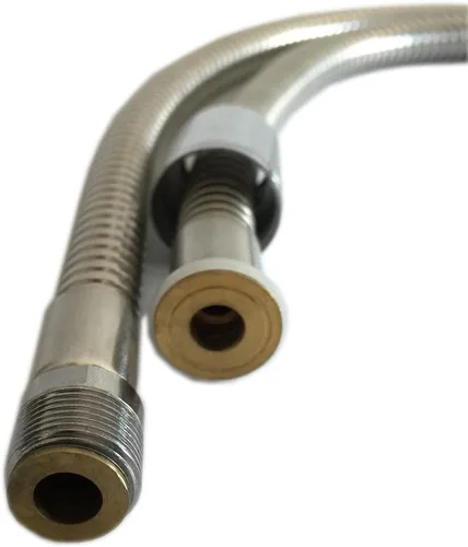 Miniatura 5 de Pieza de repuesto de manguera de cabezal rociador para grifo de fregadero de cocina, acero inoxidable, 59 pulgadas, níquel cepillado