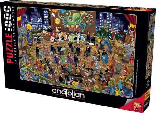 Miniatura 6 de Anatolian Puzzle - Cute Kittens - Perros de cómic, rompecabezas de 2 x 500 piezas, #3611