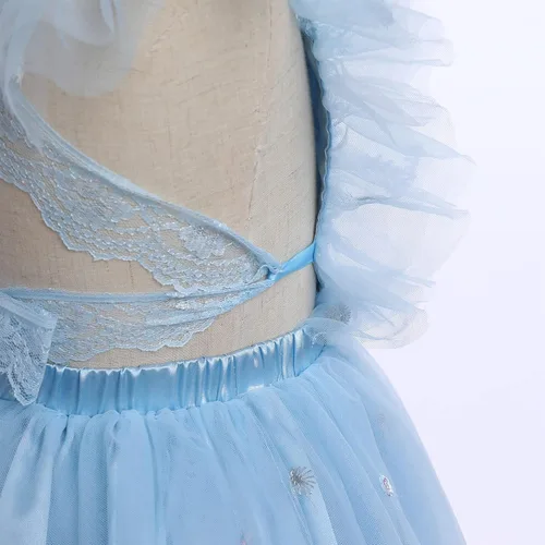 Miniatura 5 de Vestido para sesión de fotos de fiesta de cumpleaños con espalda descubierta para bebé, niña, mariposa, fresa, volantes, princesa, pastel, fiesta