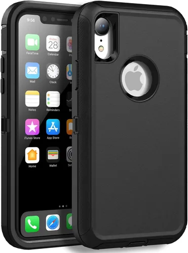 Miniatura 10 de MXX Compatible con iPhone XR, 3 capas súper protectoras, cuerpo resistente, resistente, a prueba de golpes y polvo, diseñada para Apple Xr funda