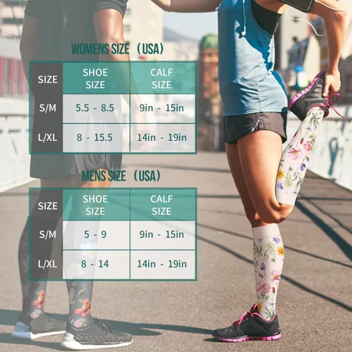 Miniatura 55 de Paquete de 3 pares de calcetines de compresión médica para mejorar la circulación de mujeres y hombres, para correr, hacer deporte y amamantar