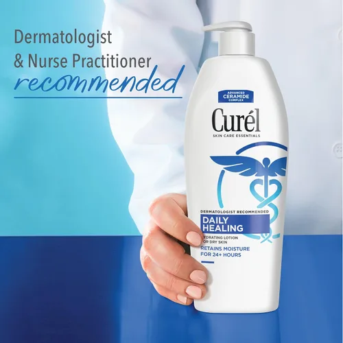 Miniatura 6 de Curel Loción diaria curativa para manos y cuerpo, hidratante nutre la piel seca con complejo avanzado de ceramida, repara la barrera de humedad, 13
