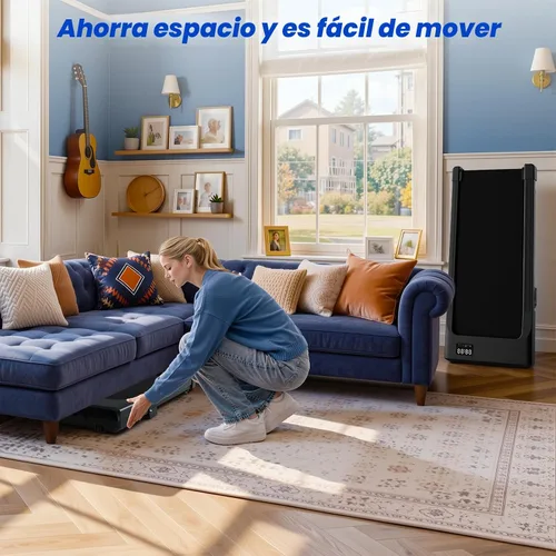 Miniatura 8 de DeerRun Caminadora debajo del escritorio para el hogar y la oficina, 6% de inclinación manual, 2.5 HP, velocidad de marcha de 0.6 a 3.8 MPH