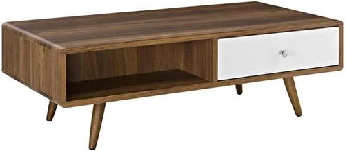 Miniatura 13 de Modway Transmit, soporte para TV de 55 pulgadas, color blanco nogal