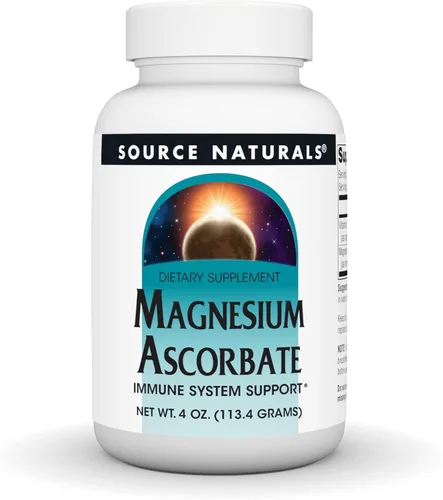 Source Naturals Ascorbato de magnesio, apoyo al sistema inmunológico* - 4 oz. - Polvo