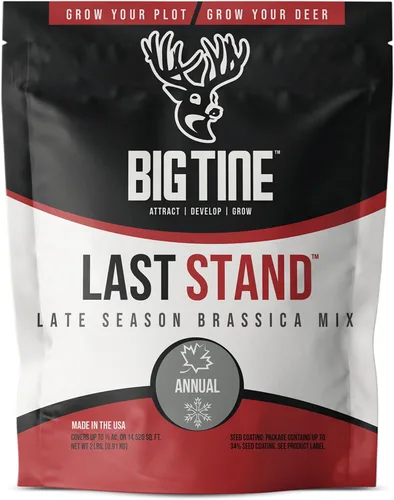 Miniatura 10 de Big Tine Mezcla de parcelas de alimentos, nabos Advantage, bolsa de 3 libras, anual otoño/invierno, extremadamente versátil, resistente a la sequía