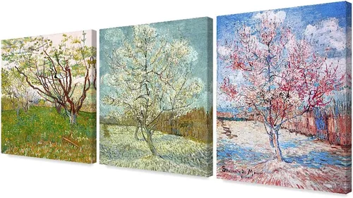 Miniatura 51 de Serie de pinturas de Vincent Van Gogh (favoritos). Reproducción de arte clásico de Van Gogh, impreso en lienzo Noche estrellada