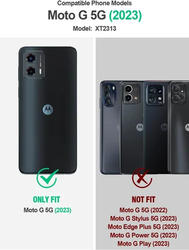 Miniatura 2 de Poetic Revolution - Funda para Motorola Moto G 5G 2023 [no para la versión 2022], [probada contra caídas de grado militar de 20 pies], funda