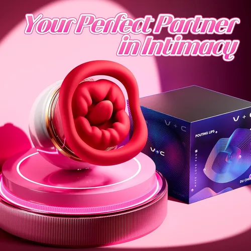 Miniatura 5 de Vibrador de succión de rosas, vibrador de boca mejorado 5 en 1, juguetes sexuales para mujeres con pantalla LCD, 10 chupadores, 10 lamiendo