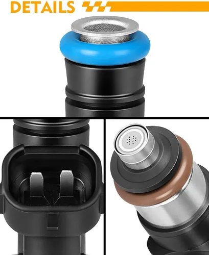 Miniatura 7 de 0280158007 Inyectores de combustible para: Nissan Frontier 2006-2014, Armada 2005-2014, Pathfinder 2005-2010, Titan 2004-2014, Xterra 2005-2014 5.6L