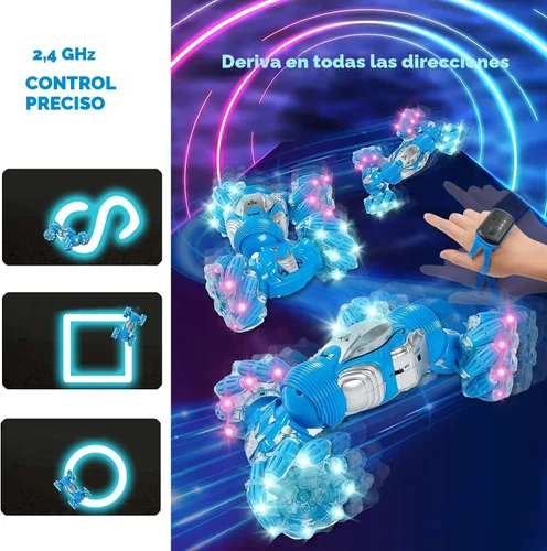 Miniatura 2 de BEMITON Ideas de regalo de cumpleaños para niños de 6 a 12 años - Juguete de coche de acrobacias RC con detección de gestos para niños, coches