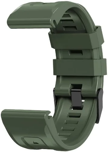 Miniatura 5 de REYDA Correa de silicona compatible con Garmin Fenix 7X/7X Pro/6X/6X Pro/5X/5X Plus/3/3 HR, 1.024 in, ajuste rápido, pulsera de silicona suave