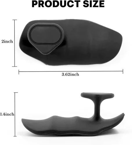 Miniatura 4 de Guantes de gimnasio sin dedos para hombres y mujeres, guantes de entrenamiento antideslizantes de goma con absorción de sudor, protección duradera