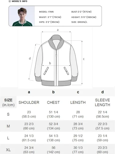 Miniatura 7 de Aelfric Eden Chaqueta universitaria con estampado de amor y letras para hombre, chaqueta de béisbol con gráficos vintage, unisex, ropa de calle