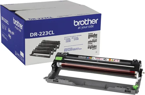 Brother Original - Unidad de tambor, DR223CL, integración sin costuras, rendimiento de hasta 18,000 páginas, negro