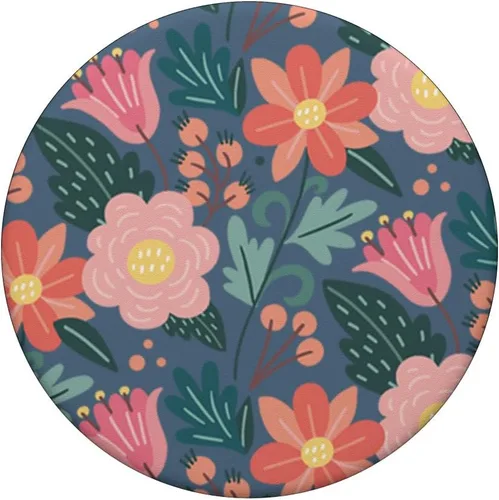 Miniatura 3 de Lindo Jardín Botánico Colorido Patrón Floral PopSockets PopGrip Swappable