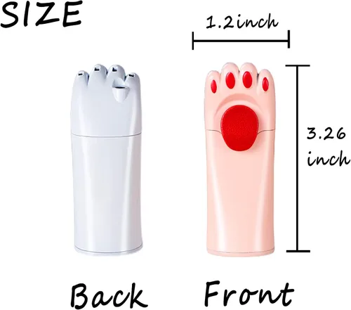 Miniatura 2 de Encendedor a prueba de viento, diseño genial de pata de gato, rellenable, ajustable, encendedor de butano, regalo para hombres (sin gas)