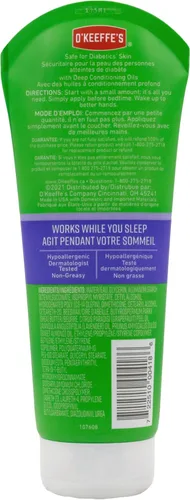 Miniatura 9 de Crema de manos y crema para pies de tratamiento nocturno Working Hands y Healthy Feet de O'Keeffe's, tubo de 200 g
