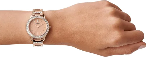 Miniatura 6 de Fossil Womens Jesse Stainless Steel Crystal-Accented Dress Quartz Watch