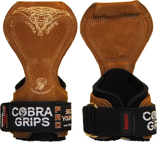 Miniatura 35 de Cobra Grips Weight Lifting Gloves with Adjustable Neoprene Padded Wrist Wraps - Heavy Duty Alternative to Power Lifting Hooks for Deadlifts