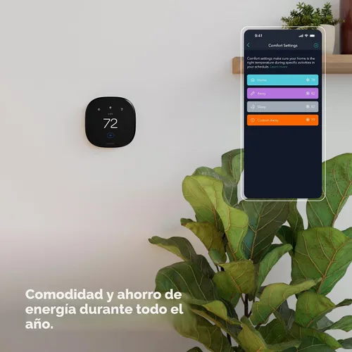 Miniatura 3 de ecobee Termostato inteligente mejorado, termostato Wifi programable, funciona con Siri, Alexa, Google Assistant, certificado Energy Star, hogar