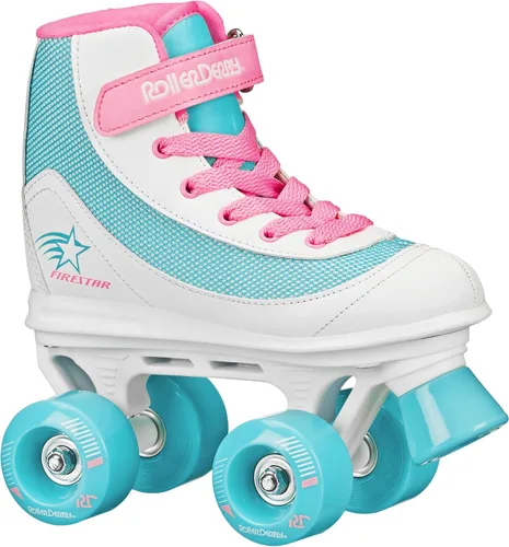 Miniatura 9 de Roller Derby Firestar Patines para Niños, Niñas, Principiantes, Infantiles Blanco/Rosa