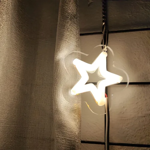 Miniatura 3 de Letrero de neón con USB Power Star, letrero de luz de neón personalizado para dormitorio, hogar, decoración de pared, decoración de fiesta LED
