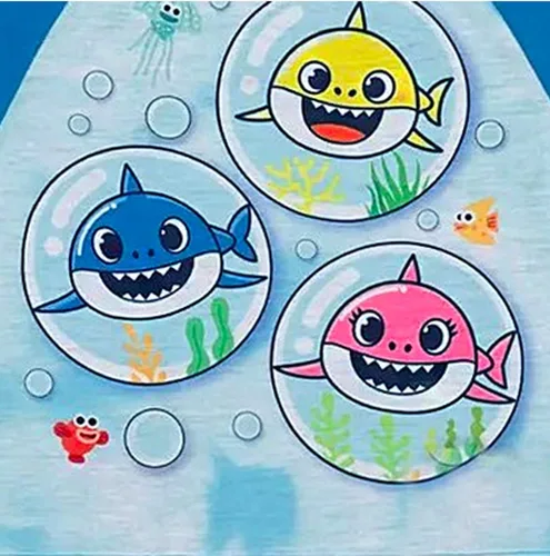 Miniatura 4 de Nickelodeon Conjunto de pijama de tiburón bebé para niños