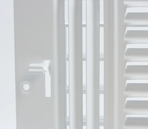 Miniatura 3 de HVAC Premium Rejilla de suministro de aire de 4 vías de 8 pulgadas de ancho x 8 pulgadas de alto - Tapa de ventilación y difusor - Cara plana