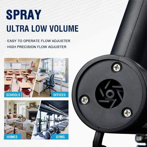 Miniatura 6 de LONYEON - Pulverizador eléctrico ULV de 8 litros con atomizador de mochila, caudal ajustable, pulverización de gran área para el hogar