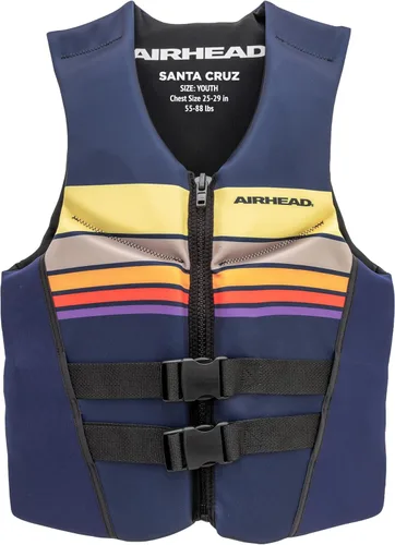 Miniatura 9 de Airhead Chaleco salvavidas Santa Cruz de varios tamaños, chalecos de natación para adultos, niños y jóvenes, tela Kwik Dry Neolite, aprobado por USCG