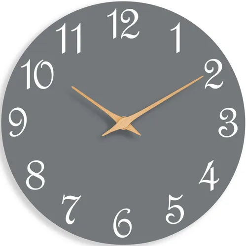 Miniatura 10 de Roymnie Reloj de Pared, Relojes de Pared Modernos de 10 Pulgadas Operados con Batería, Reloj Silencioso Sin Tictac Decorativo para Cocina, Sala